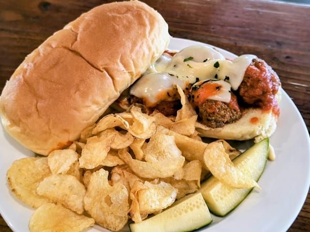 Meatball Sandwich.