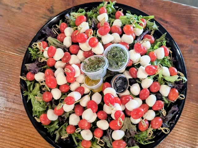 Caprese Skewers.